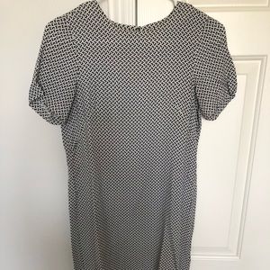 H&M mini women’s black and white dress